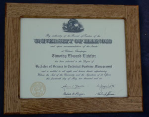 diploma frame